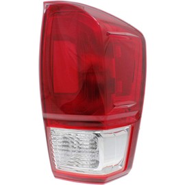 For Toyota Tacoma 2016-2021 Tail Light Assembly Passenger Side | Red Lens | Red Bezel | SR/SR5/SR+ Model | CAPA | Replacement For TO2801197, TO2801197C | 8155004170