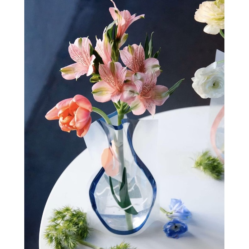 BLOFLO Collapsible Flower Vase, Foldable Vase, Expandable Vase, Plastic Flower