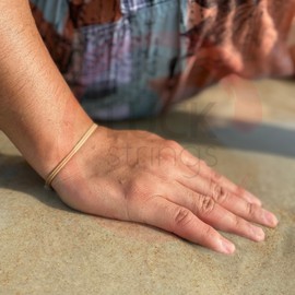 Luck Strings Wax Nylon Adjustable Cord Bracelet for Men or Women - Leather imitation string Unisex Adult Waterproof Surfer Jewelry Friendship Gift (Tan, one size)