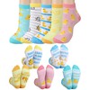 Silicherry 5 Pairs Duck Socks for Women Cute Ankle Socks