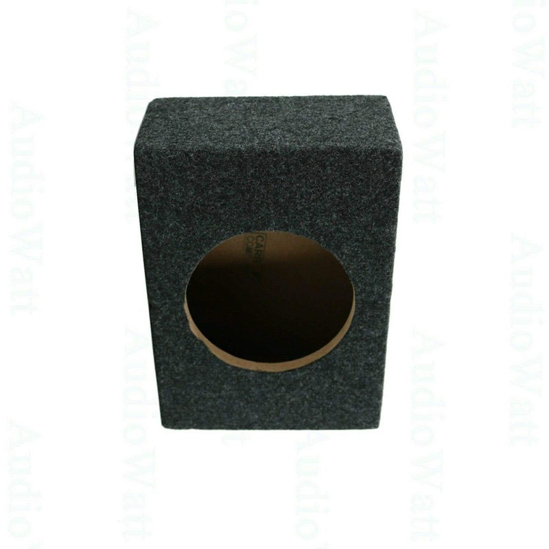2X Audiotek CA-65CB 6.5- Inch Vented Speaker Box Enclosure Carpet