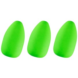 Alwonder 60-Pack Fishing Floats Bobbers Oval Bullet Foam Rig Floats Pompano Surf Ice Fly Fishing Trolling Fish Finder Bottom Live Bait Rigs Float for Bass Trout Walleye Crappie (Mixed, Green)