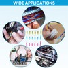 TICONN 160Pcs Heat Shrink Wire Connectors, Waterproof Automotive Marine Electrical
