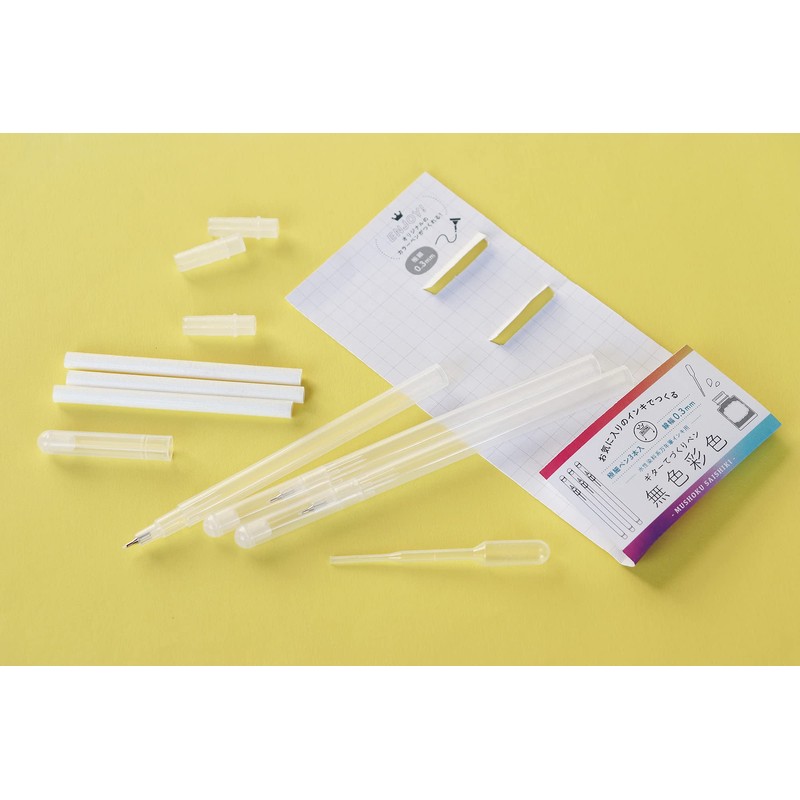Teranishi Kagaku Guitar Tezukuri Pen, Colorless, Pack of 3 HMP-3P