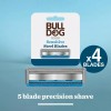 Bulldog Bamboo Razor Blade Cartridge Pack of 4 for Sensitive
