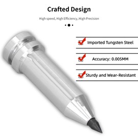 Engraving Tip,Etching/Engraving Tool,High Speed Steel Tip Tool, Engraving Tool Compatible with Maker Cutting Machines,For Engraving Machine Tool
