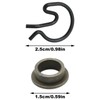 Newnessai 3327302 Shifter Bushing Repair Kit with Spring Clips, Replacement