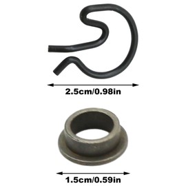 Newnessai 3327302 Shifter Bushing Repair Kit with Spring Clips, Replacement for Mastershift 3 Speed, Competition Plus 4 Speed, V-Gate 2 Shifters, Replaces 3327302
