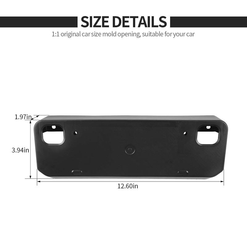 Voodonala for Toyota 4Runner 2010+ Front Plate License Bracket Front
