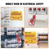 Electrical Safety Lockout Tagout Kit 60 PCS Station Includes Padlocks