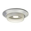 Juno Lighting 4403FROST-SC 4-Inch Beveled Adjustable Cylinder Recessed Trim, Satin