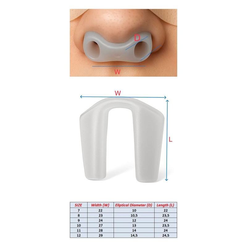Nostril Retainer for Rhinoplasty Recovery – Soft Silicone Nose Shaper
