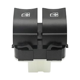 Ollanoos 809611667R Power Seat Window Switch Power Seat Switch Left-hand Car Front Left and Right Window Main Control Switch Replacement for Renault Clio MK4 2013-2017