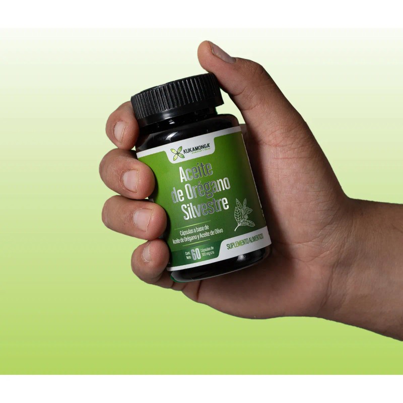 Aceite De Organo Silvestre Con Aceite de Oliva 100 Natural