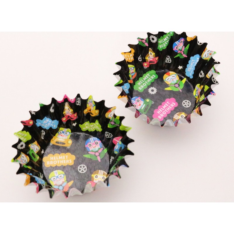 Torune Bento Goods, Antibacterial Bento Cup, Helmet Brothers, 20 Pieces