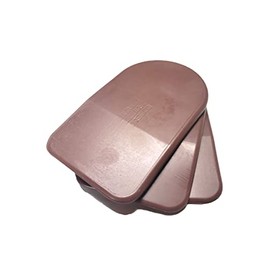 BML 5mm Heel Lifts, 3pk (Mens Large, Red [Firm])