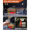Xzenuo Car Luggage Net, Elastic Boot Net with 4 ABS
