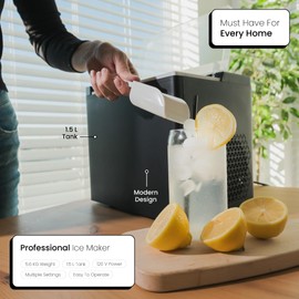 Ice Machine - Portable Ice Machine, Portable Ice Makers - Versatile and Easy to Use Ice Maker for Home - Ice Maker by Relek