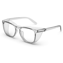 MORK&SUKY Stylish Safety Glasses, Protective Eyewear With Anti-Fog Lense,Light And Comfortable, Great Eye Protection For Women Men