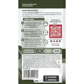 el Caballito, el único Colorante en Polvo para ropa color Verde militar ¡Revive y cambia el color de tu prenda favorita! Sobre con 16g