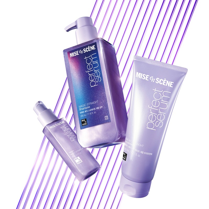 Mise-en-scène Perfect Magic Straight Shampoo 530ml 3 packs / 미쟝센