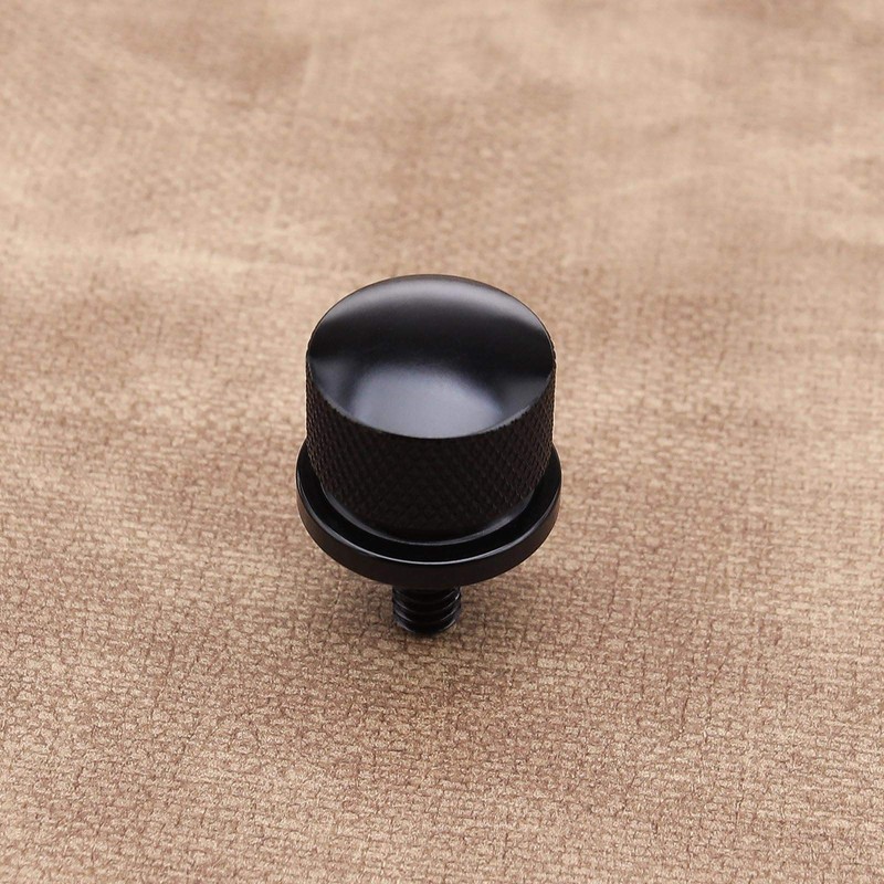Motorcycle Seat Mounting Bolts Black Aluminum CNC Machined 6mm Thread