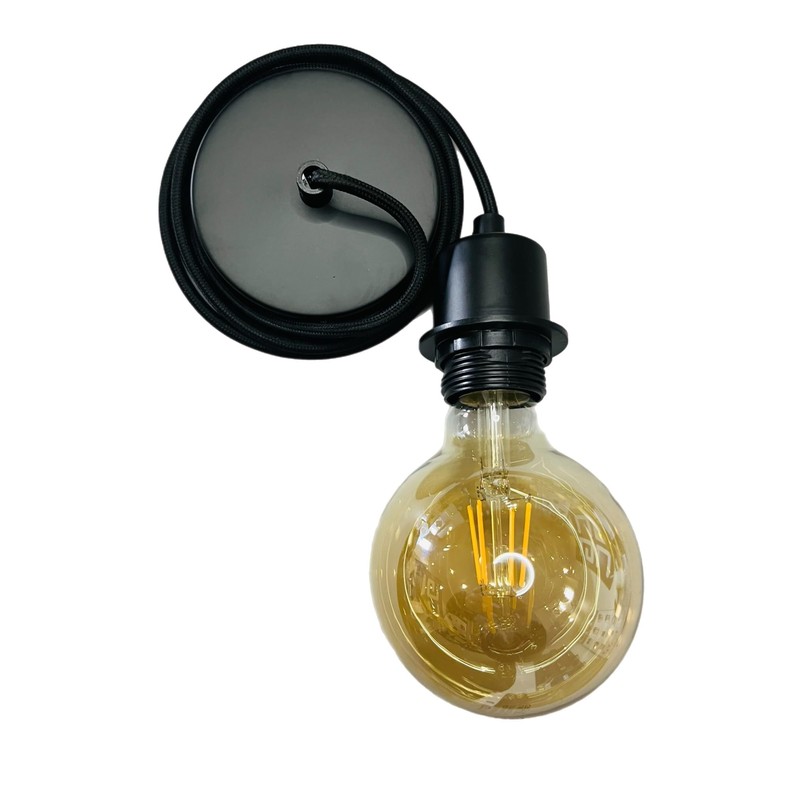 CGC Lighting Indoor Ceiling Adjustable Pendant and Matching Ceiling Rose