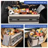 Trunk Organizer With Built-In Insulated Leak Proof Cooler Bag,Collapsible Cargo