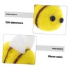 Gadpiparty 6pcs Wool Felt Bee Craft Decorations Felt Animals for