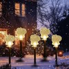Solar Christmas Pathway Lights, 5 Pack Solar Christmas Decor Santa