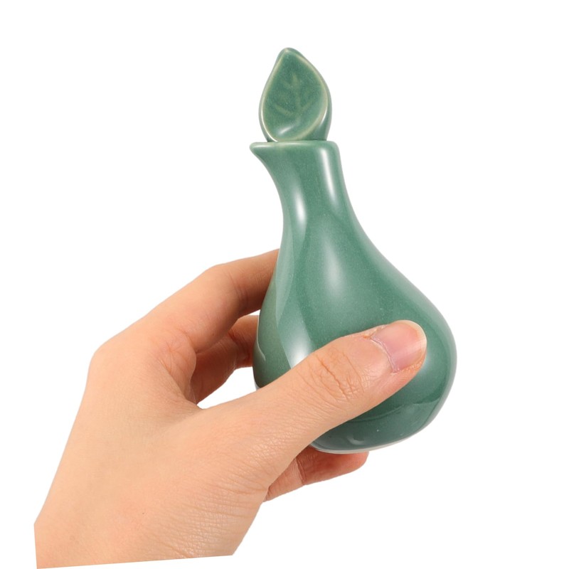 BIUDECO Essential Oil Bottle Ceramic Oil Jar Aromatherapy Purifier Empty