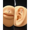 Agrewd Hidden Helix Earrings Dangle G23 Solid Titanium Helix Cartilage