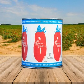 SMT SAN MERICAN TOMATO - Diced Tomatoes, 28 oz (Pack of 6)