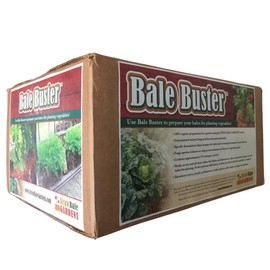 Straw Bale Gardening Starter Kit Includes Instructional Book by Karsten and BaleBuster 5 Organic SBG Preparation Mix formulated