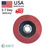 10PCS 4-1/2"x7/8" Red Ceramic Flap Discs Sanding Grinding Wheel 40