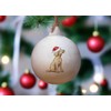 Image Industry Labradoodle Yellow Ceramic Bauble - Tree Decoration -