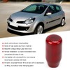 Universal Car Gear Shift Knob Head Aluminum Carbon Fiber Auto