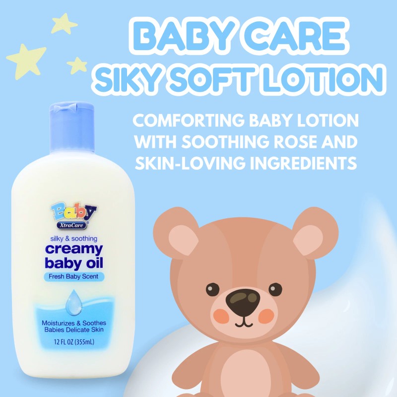 XtraCare Baby Creamy Oil - Silky, Soothing, Fresh Scent -