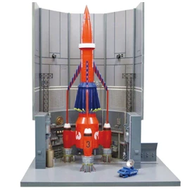 Aoshima Bunka Kyozai Thunderbird No. 12 Thunderbird No. 3 & Launch Base 1/350 Series Plastic Model