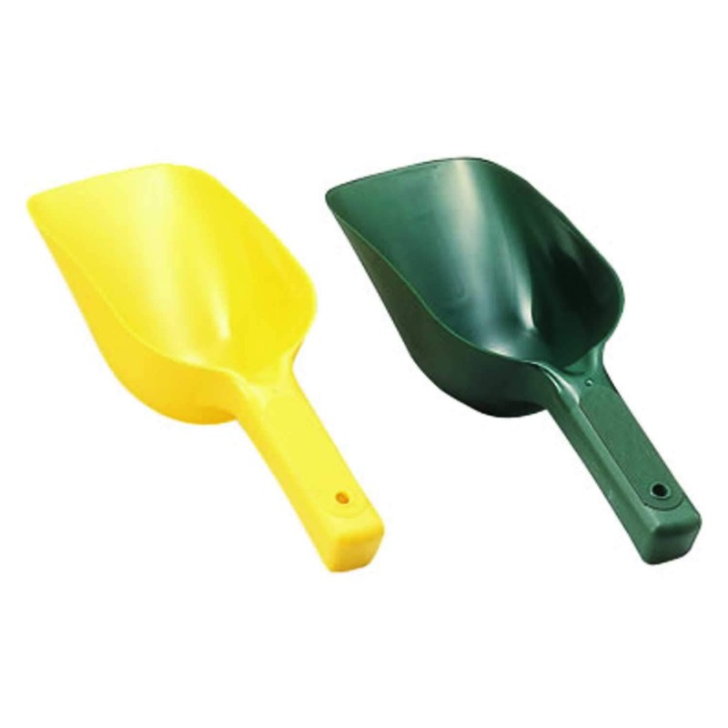 Yamato Plastic Scoop, Small, Yellow