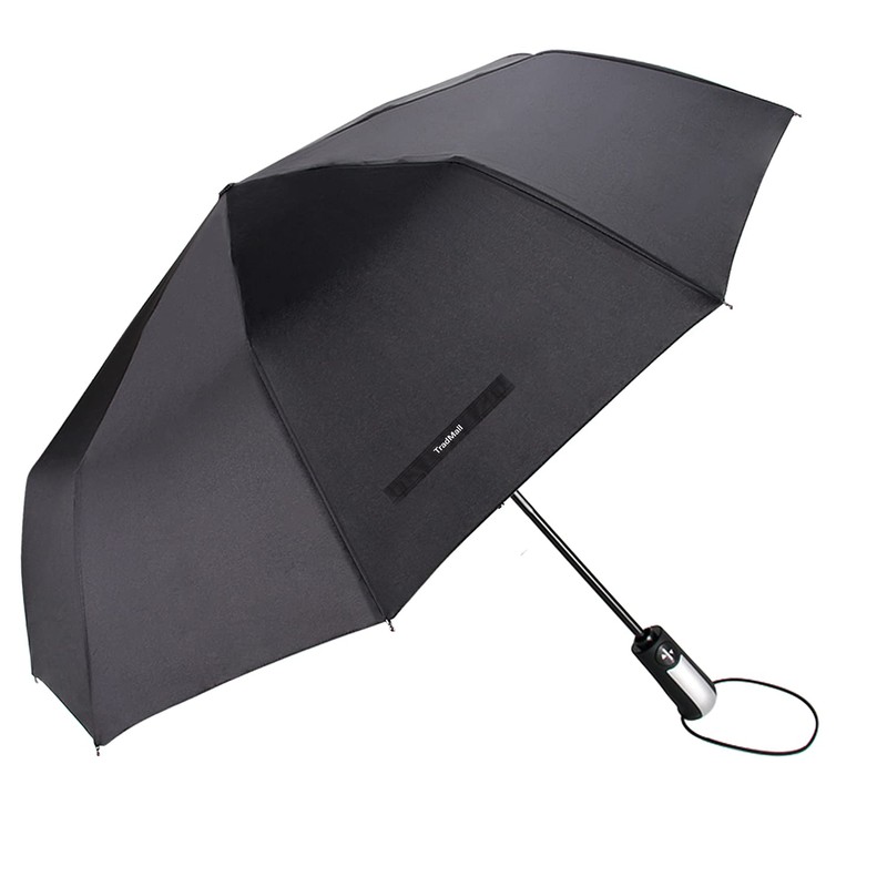 TradMall 2 Pack Travel Umbrella Windproof 46 Inches Large Canopy