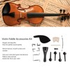15Pcs Violin Accessory Tailpiece Chin Rest Tuning Peg Fine Tuner
