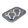 PME Carbon Steel Non-Stick 6 Cup Muffin Pan