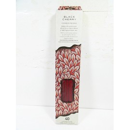 Flora Classique Incense Sticks Strawberry Black Cherry Lavender Patchouli Frankincense 40 per Pk - Black Cherry