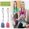 LxcshLjx Portable Wrist Yarn Holder, Wooden Pendant Yarn Ball Holder,