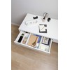 Tatay Drawer Organiser A4 Baobab, Polypropylene, BPA free, White. Measures
