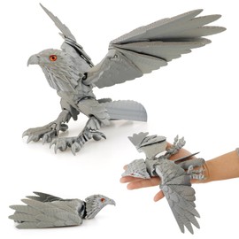 LehuoMaker 3D Printed Eagle Flexible Wings, Flying Eagle Model Toys, 3D Printed Bird Animals,3D Printed Dragon, Fidget Toys for Adults