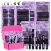 Lash Clusters Kit 3 Boxes 1925Pcs Wispy Eyelash Clusters 30D-150D/Bottom/Spiky