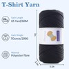 NDICANG 2 Pack T Shirt Yarn for Crocheting with 1