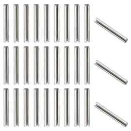 PATIKIL Slotted Spring Pin, 50 Pcs 5/64" x 5/8" (2.2mm x 16mm) 304 Stainless Steel Split Roll Pins Spring Dowel for Home Improvement Automotive Machine Repair, Silver